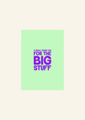 Gift card: A small thank you for the big stuff.