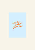 Gift card: No big speech. Just this.